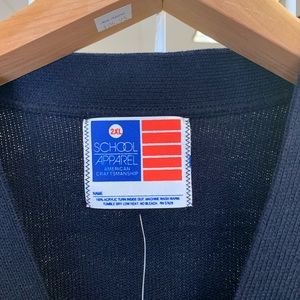 School uniform, Cardigan, bottom front.